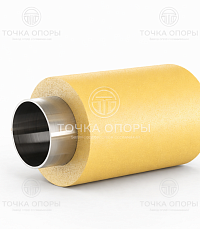 Стальная труба D 377 в ППМ изоляции