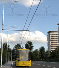 Опора контактной сети ТФ-1500-9,0-01