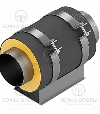 Скользящая опора СПО 57/140.200 подкладная для труб в ППУ