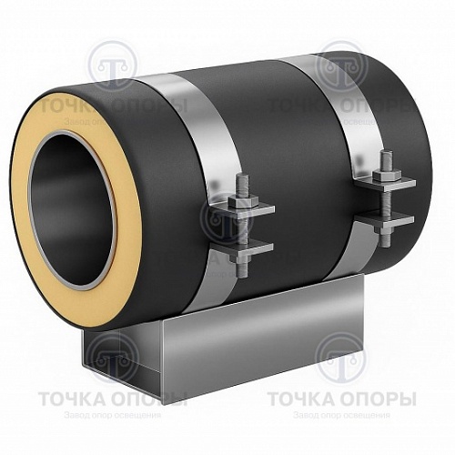 Скользящая опора СПОн 920/1100.100 подкладная надземная для труб в ППУ